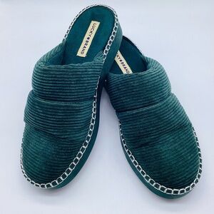 New Lisilly Wedge Slipper In Green size 9M